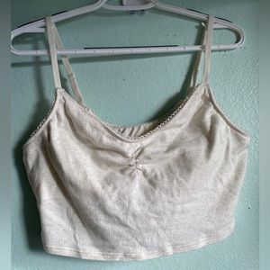 Cream aerie bralette. Size l